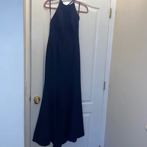 Jarlo Dresses | Jarlo Bodycon Navy Blue Size 4 Formal Maxi Dress | Color: Blue | Size: 4 | Pm-55489240's Closet